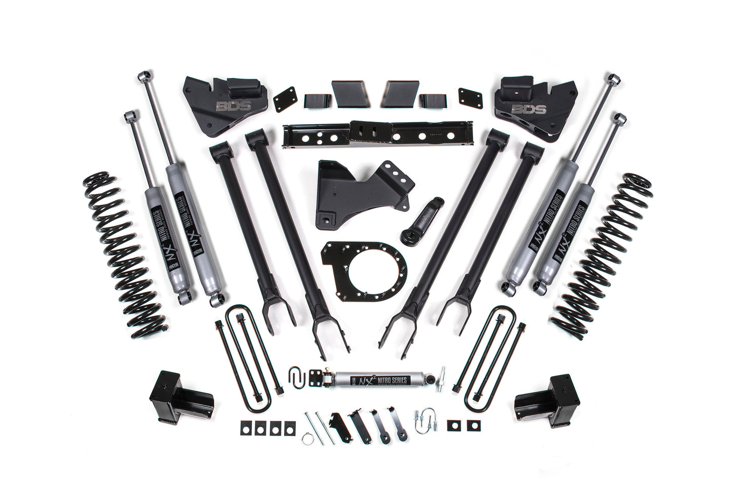 BDS Suspension 7 Inch Lift Kit w/ 4-Link | Ford F250/F350 Super Duty (20-22) 4WD | Diesel