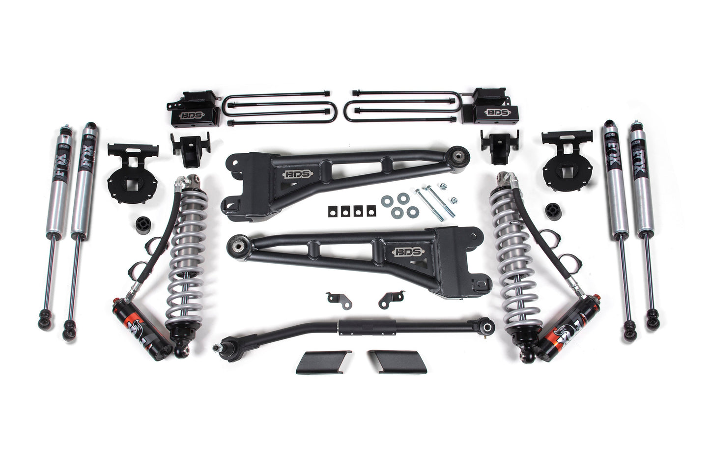 BDS Suspension 2.5 Inch Lift Kit w/ Radius Arm | FOX 2.5 Performance Elite Coil-Over Conversion | Ford F450 Super Duty (20-22) 4WD
