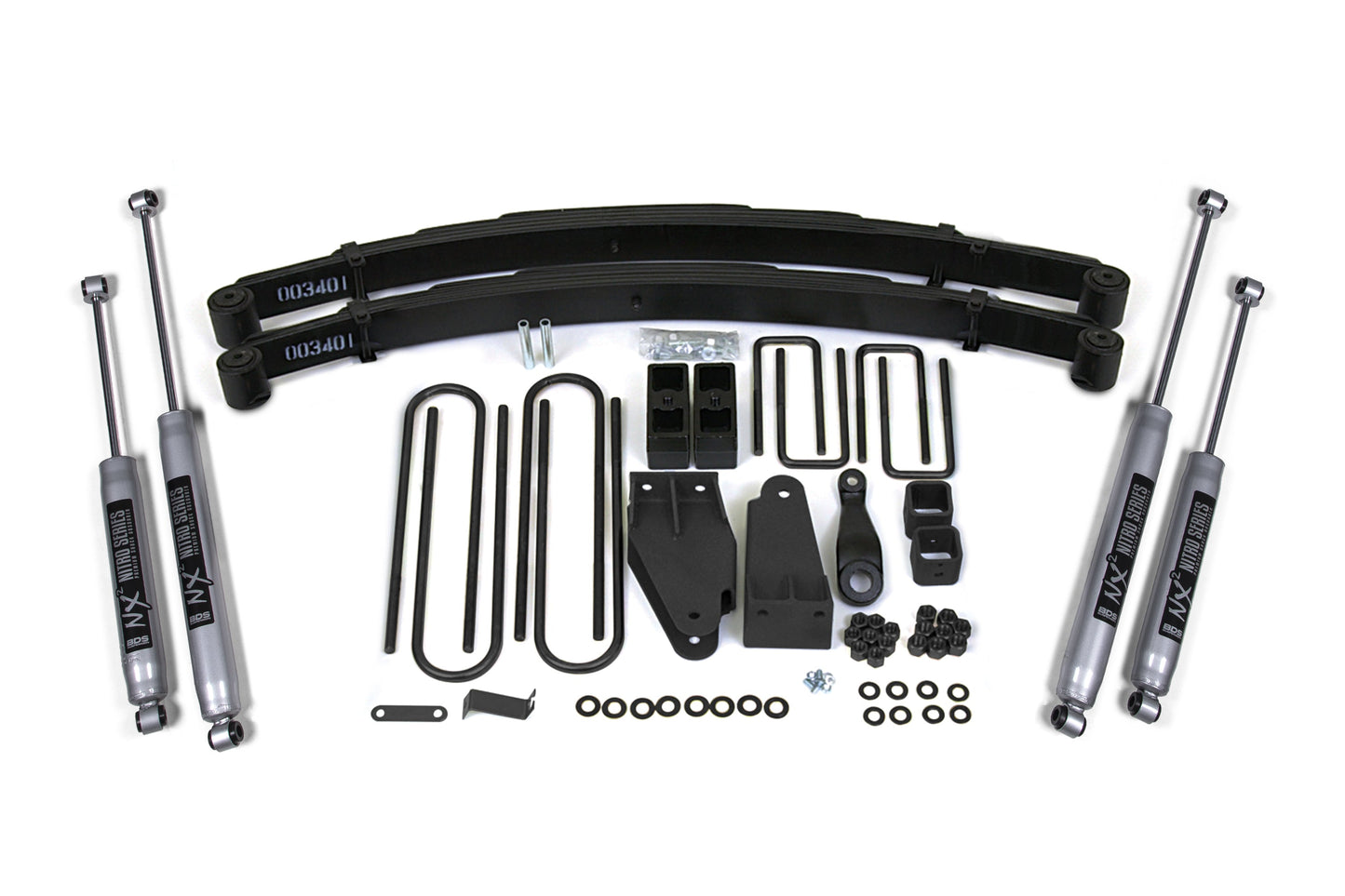 BDS Suspension 4 Inch Lift Kit | Ford F250 TTB (87-96) 4WD