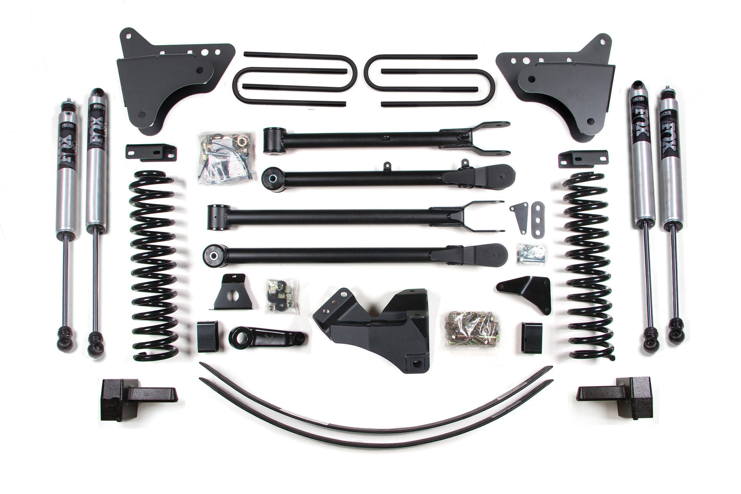 BDS Suspension 6 Inch Lift Kit w/ 4-Link | Ford F250/F350 Super Duty (05-07) 4WD | Diesel