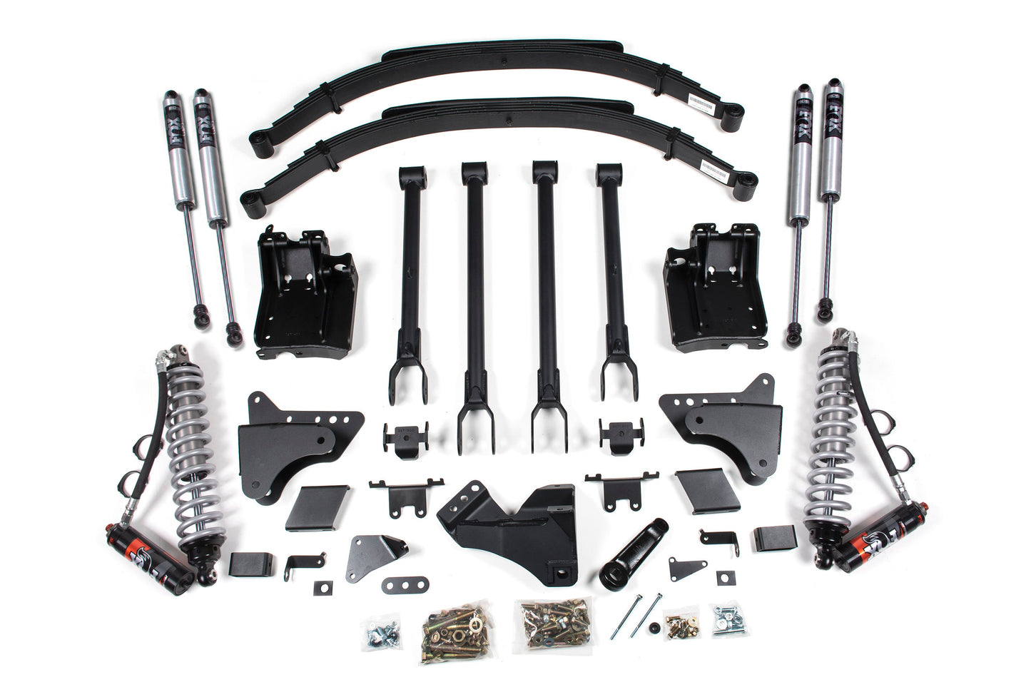 BDS Suspension 6 Inch Lift Kit w/ 4-Link | FOX 2.5 Performance Elite Coil-Over Conversion | Ford F250/F350 Super Duty (11-16) 4WD | Diesel