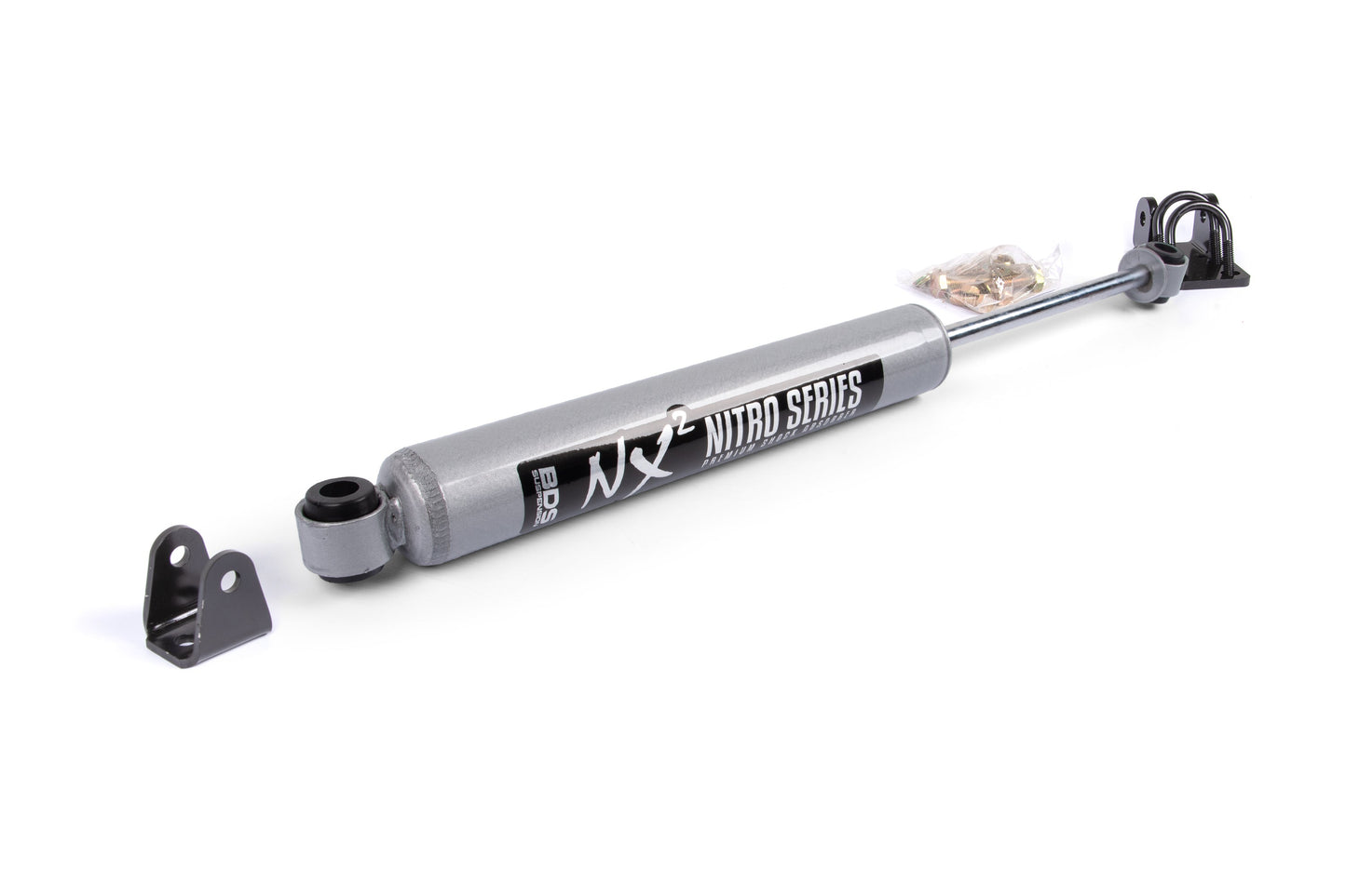 BDS Suspension Single Steering Stabilizer Kit w/ NX2 Shock | Chevy/GMC 1500/2500 (88-98) 4WD | WithOut OE Stabilizer