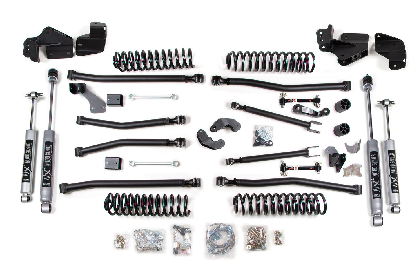 BDS Suspension 6.5 Inch Lift Kit | Long Arm | Jeep Wrangler JK (07-18) 4-Door