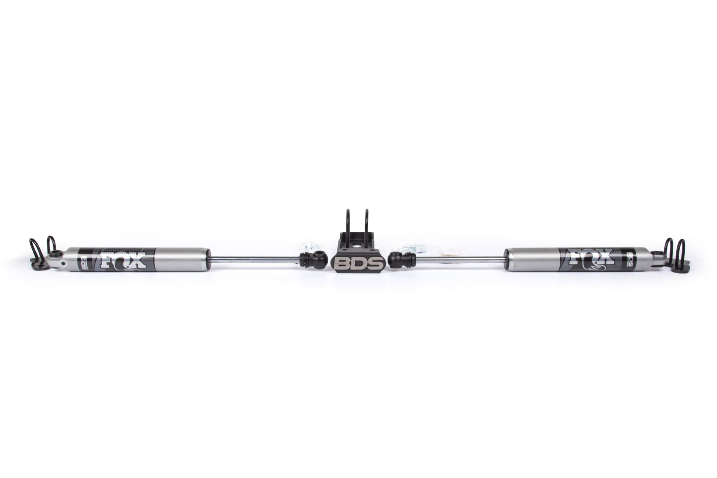 BDS Suspension Dual Steering Stabilizer Kit w/ FOX 2.0 Performance Shocks | Jeep Wrangler JK (07-18)