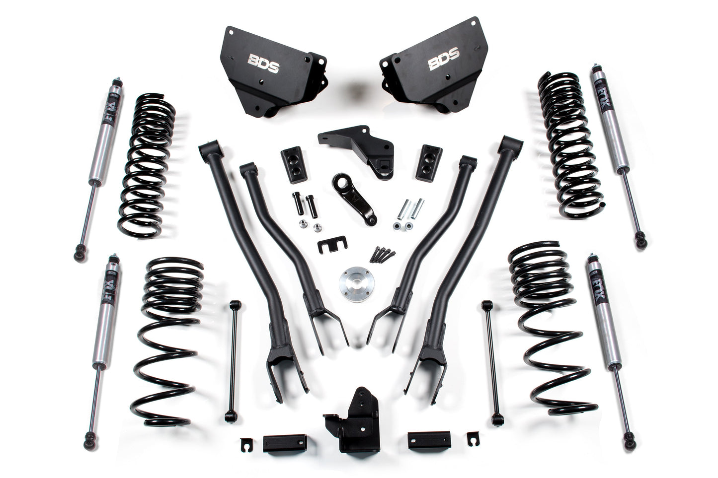 BDS Suspension 4 Inch Lift Kit w/ 4-Link | Ram 2500 (14-18) 4WD | Diesel