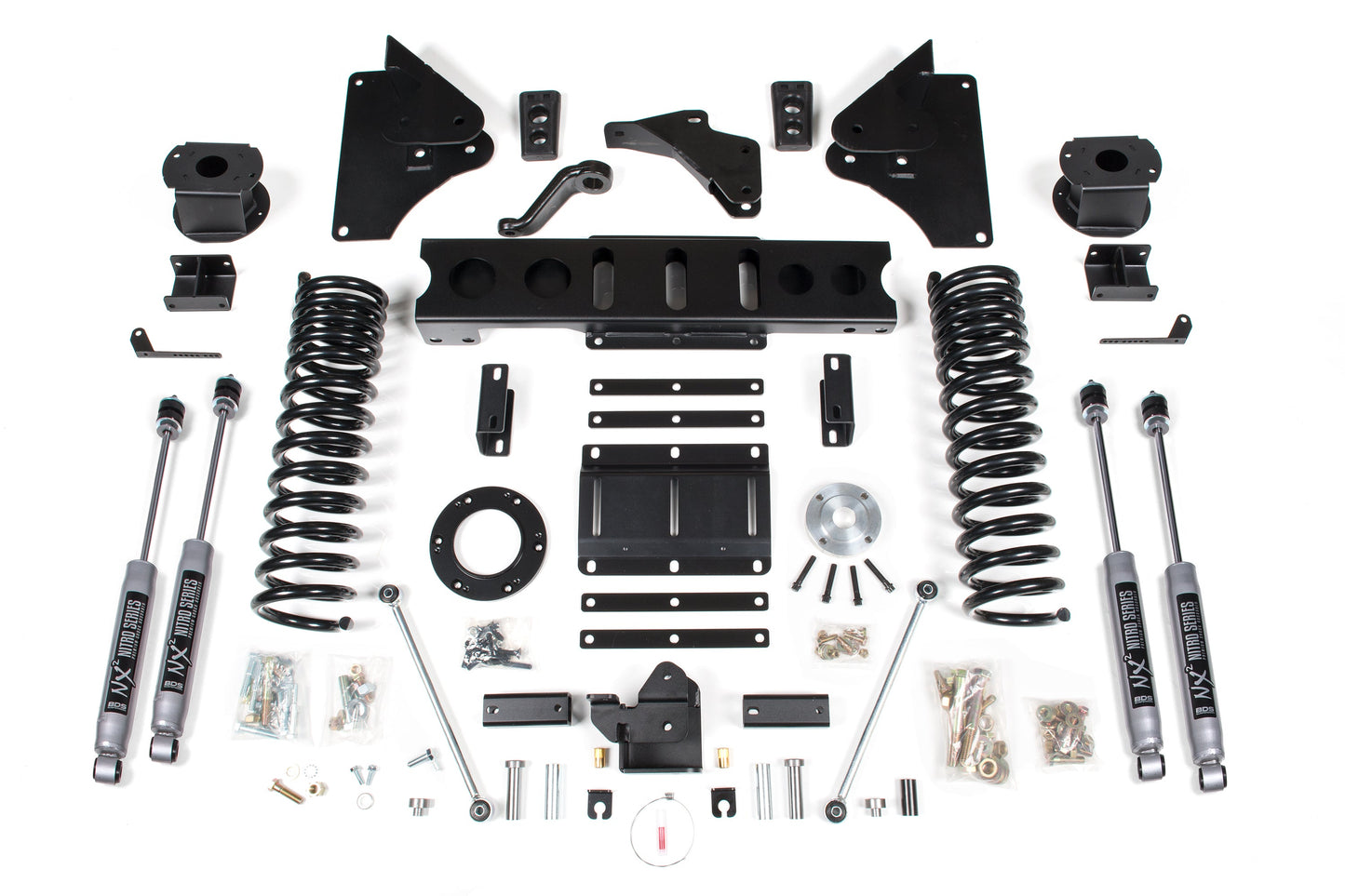 BDS Suspension 5.5 Inch Lift Kit w/ 4-Link | Ram 2500 w/ Rear Air Ride (14-18) 4WD | Gas