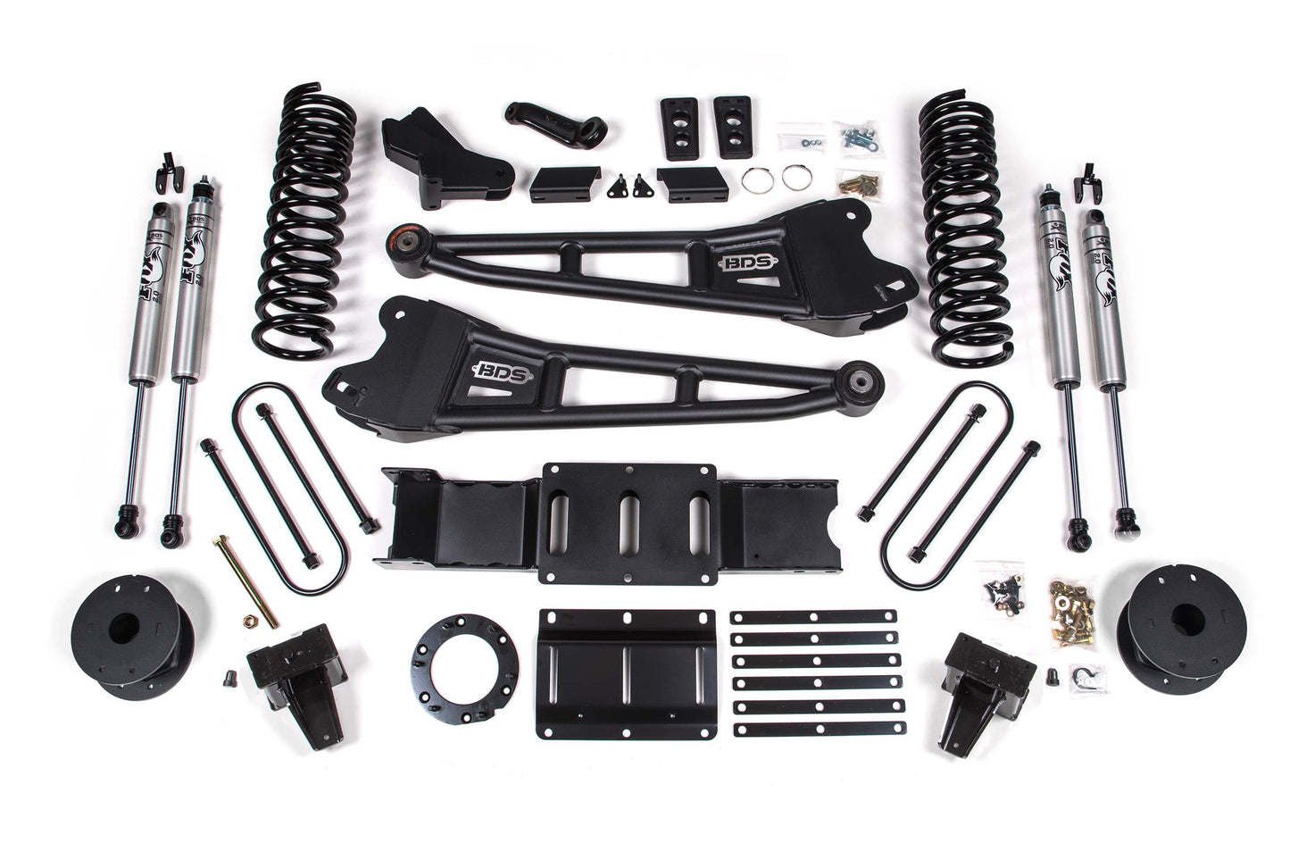 BDS Suspension 5.5 Inch Lift Kit w/ Radius Arm | Ram 3500 w/ Rear Air Ride (19-23) 4WD | Gas