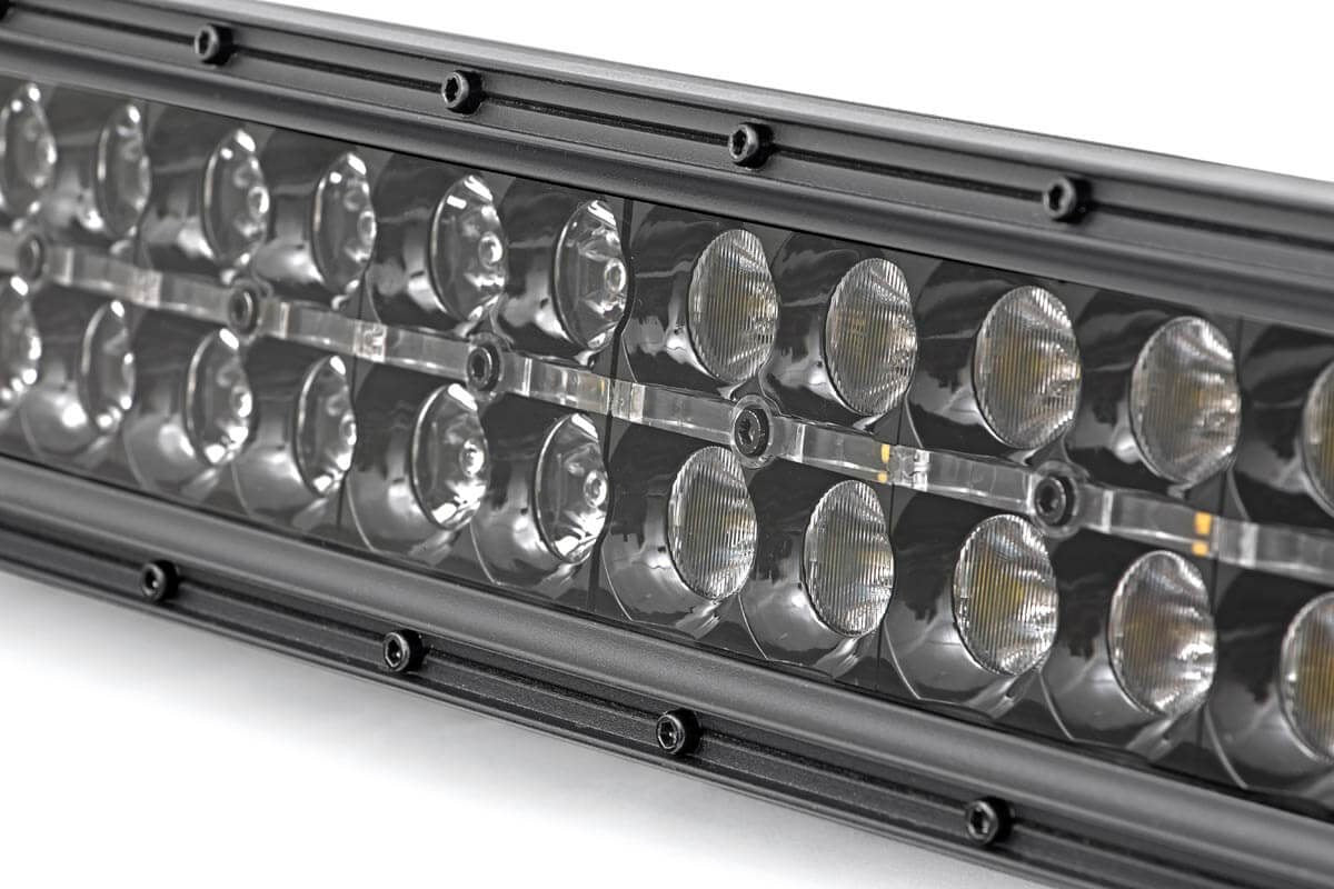 Rough Country (70912BD) Black Series LED Light | 12 Inch | Dual Row | White DRL