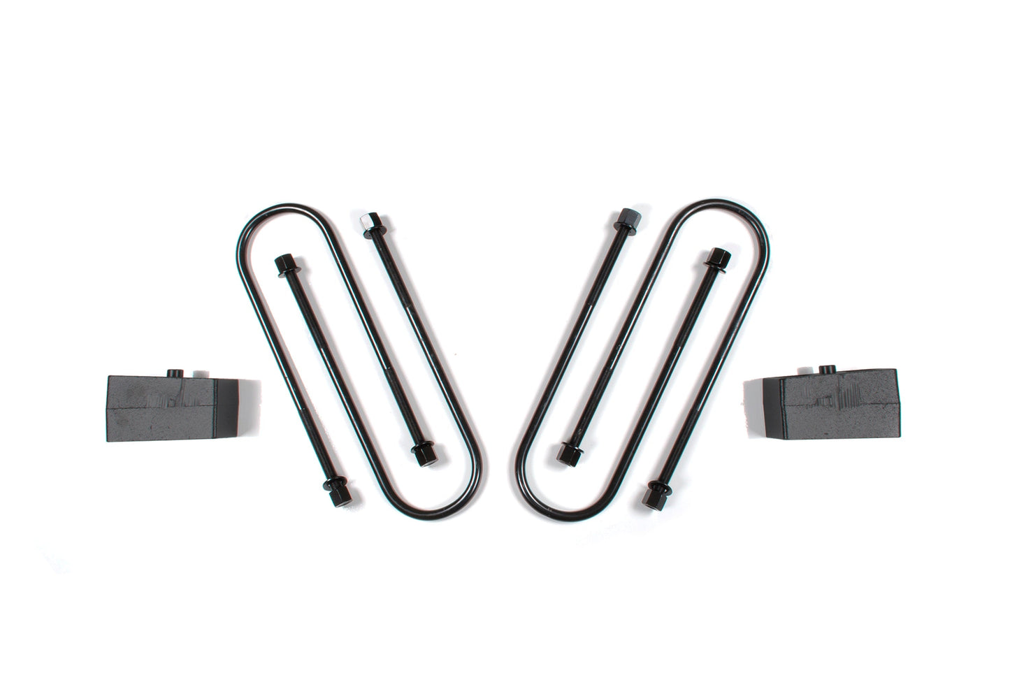 Zone Offroad ZOND1207 Ram Rear 2" Block Kit - 4in U-bolts