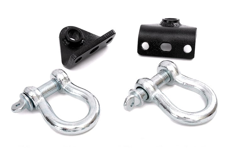 Rough Country (1169) D Ring Shackles & Mounts | Jeep Wrangler TJ 4WD (1997-2006)