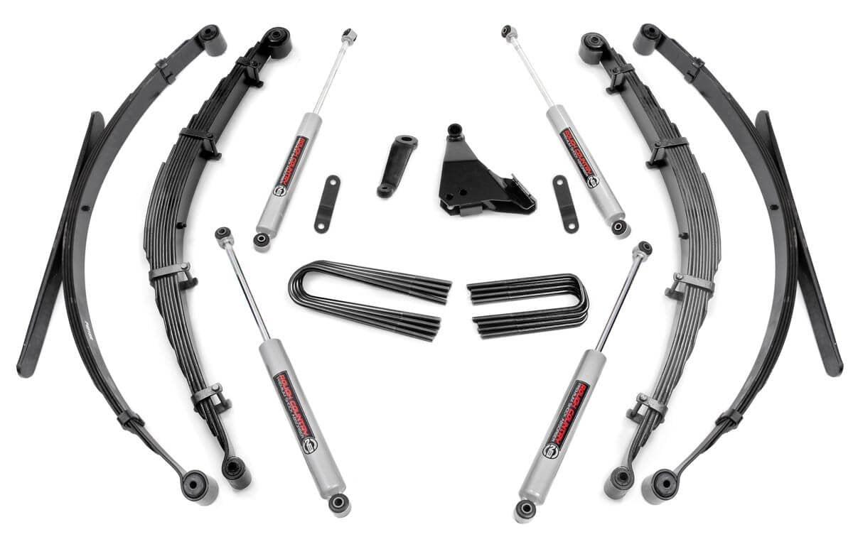 Rough Country (49730) 6 Inch Lift Kit | Rear Springs | Ford F-250/F-350 Super Duty (99-04)