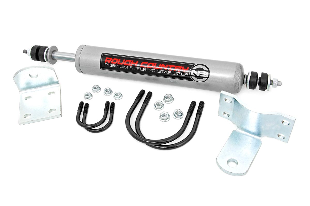 Rough Country (8737530) N3 Steering Stabilizer | Mono Axle | Ford F-350 4WD (1986-1997)