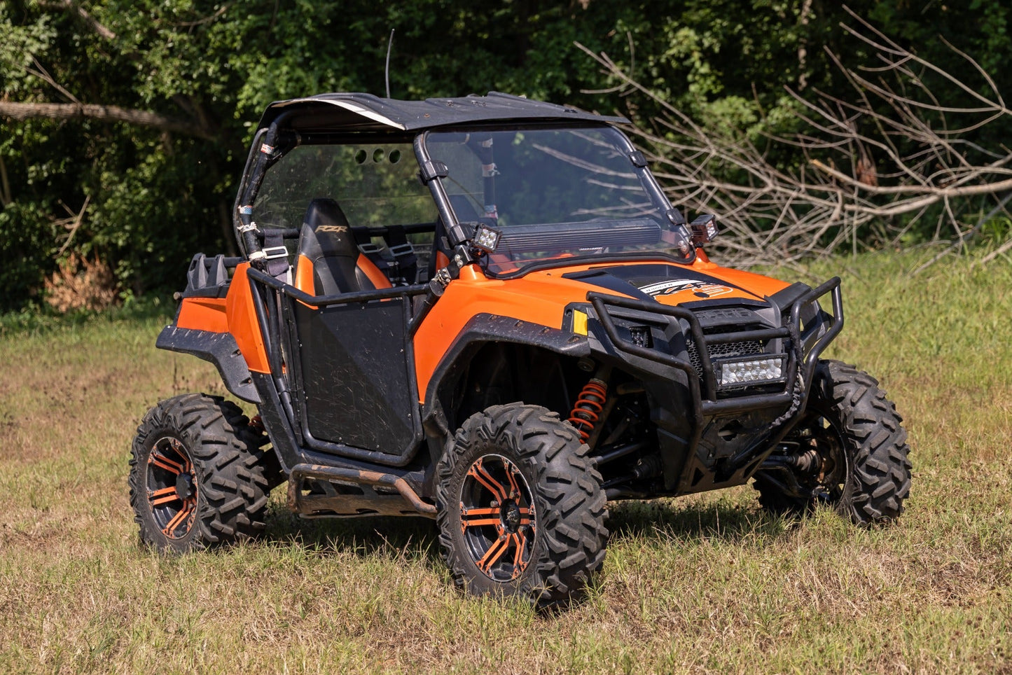 Rough Country (98111410) Full Windshield | Scratch Resistant | Polaris RZR 800