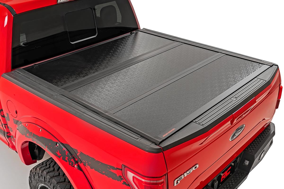 Rough Country (47214651) Hard Low Profile Bed Cover | 6'10" Bed | Ford F-250/F-350 Super Duty (08-16)