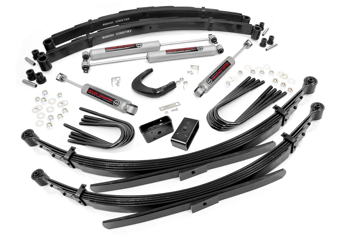 Rough Country (214-88-9230) 6 Inch Lift Kit | 56 Inch RR Sprgs | GMC Half-Ton Suburban/Jimmy (88-91)