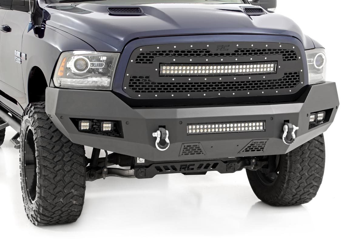 Rough Country (10774) Front Bumper | Ram 1500 2WD/4WD (2013-2018 & Classic)