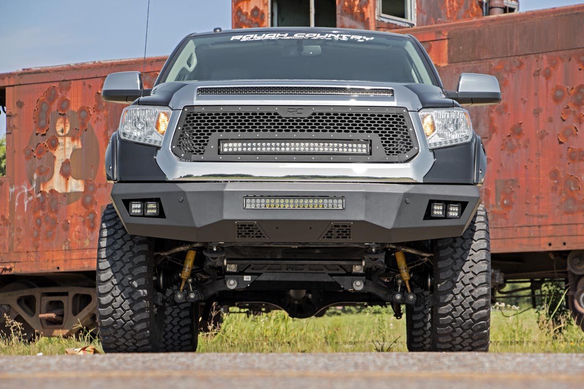 Rough Country (10777) Front Bumper | Toyota Tundra 2WD/4WD (2014-2021)