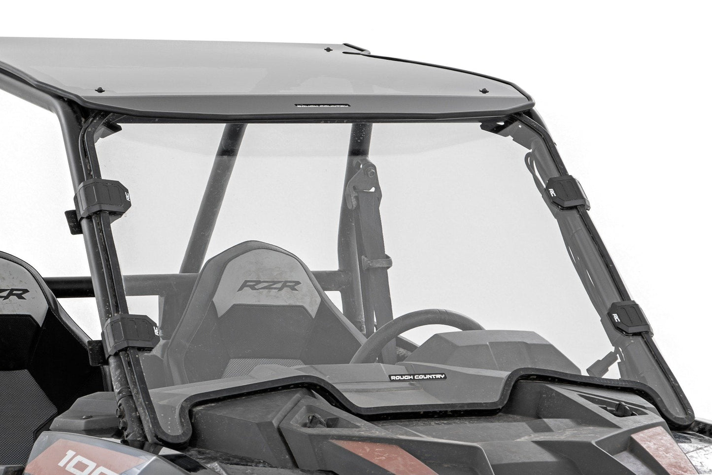 Rough Country (98192010) Full Windshield | Scratch Resistant | Polaris RZR XP 1000