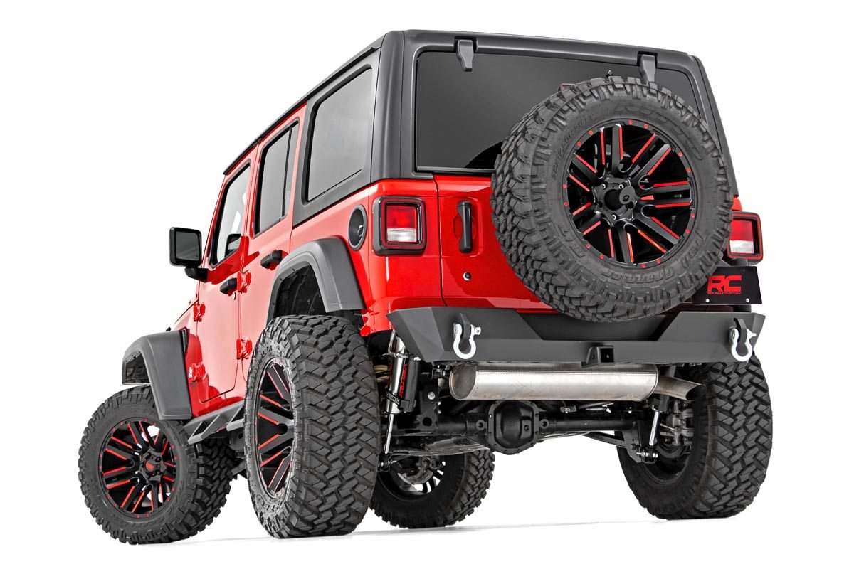 Rough Country (699007) Vertex 2.5 Adj Rear Shocks | 3.5-4.5" | Jeep Wrangler JL (18-23)/Wrangler Unlimited (18-23)