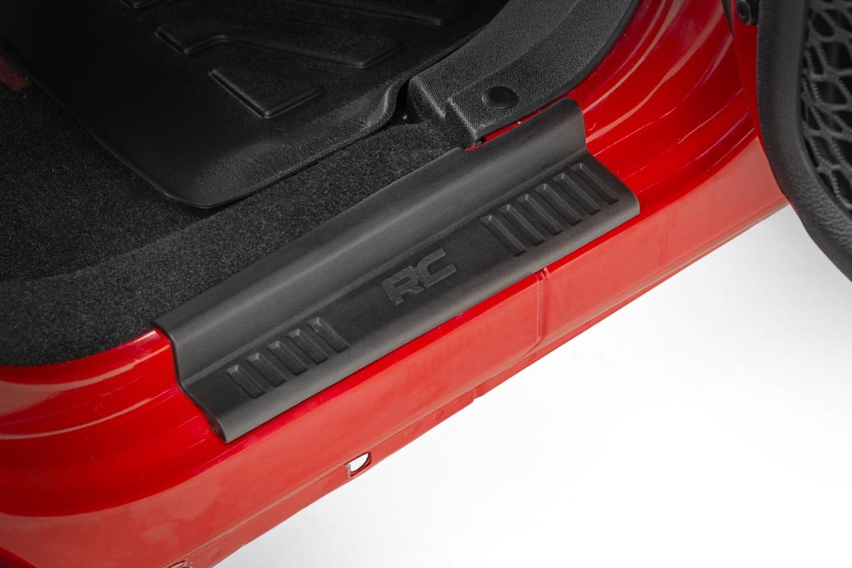 Rough Country (10567) Entry Guards | Front and Rear | Jeep Wrangler JK 2WD/4WD (07-18)
