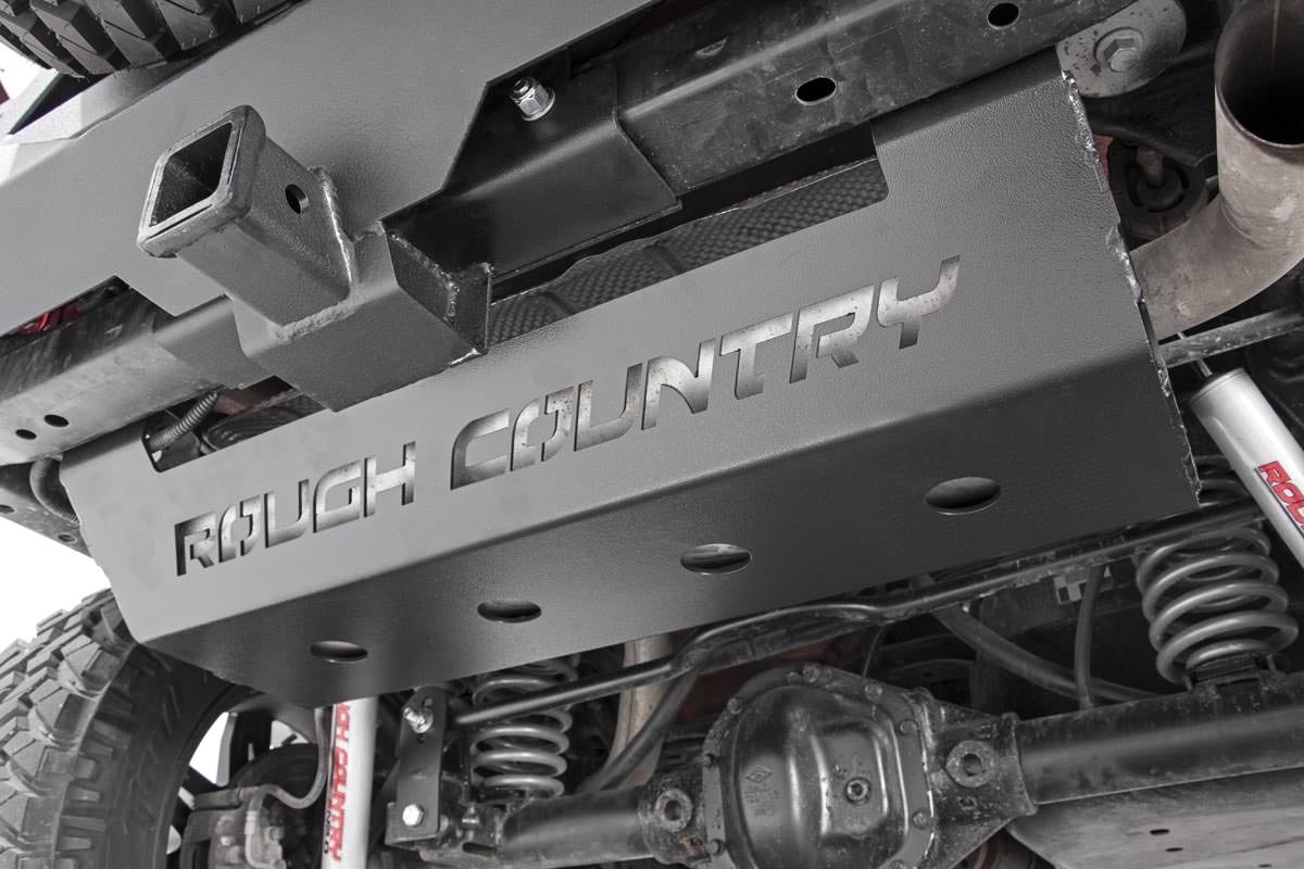 Rough Country (779) Muffler Skid Plate | Jeep Wrangler JK (2007-2018)