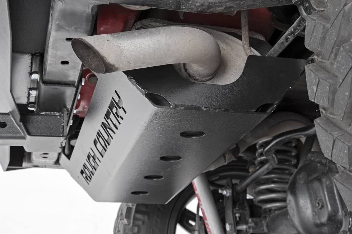Rough Country (779) Muffler Skid Plate | Jeep Wrangler JK (2007-2018)