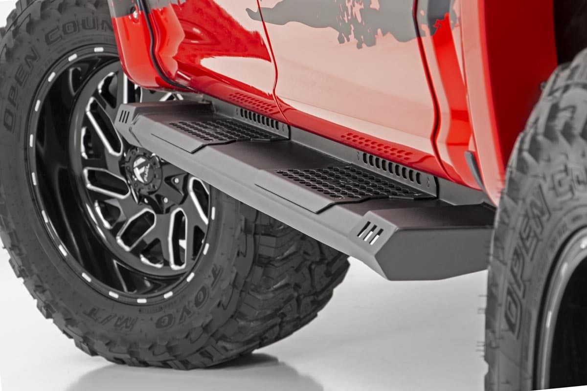 Rough Country (SRB071791) HD2 Running Boards | Crewmax Cab | Toyota Tundra 2WD/4WD (07-21)