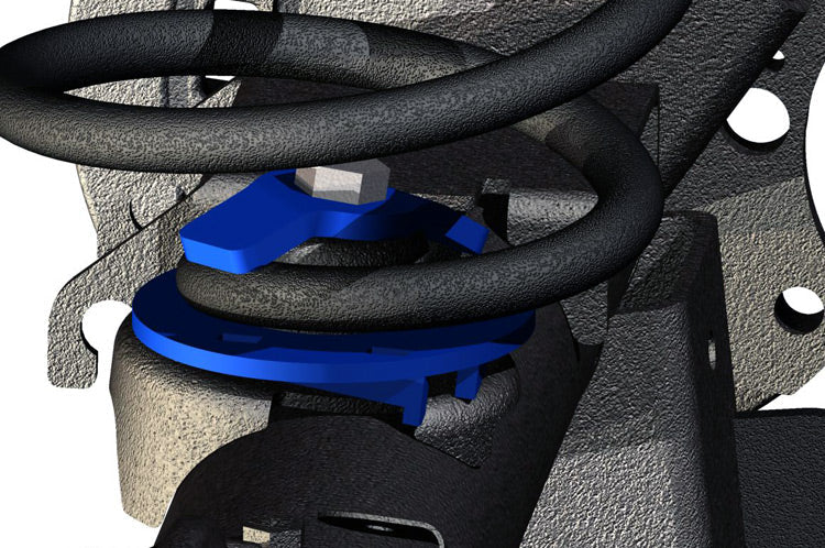 Rough Country (1113) Rear Coil Spring Correction Plates | Jeep Wrangler JK (2007-2018)