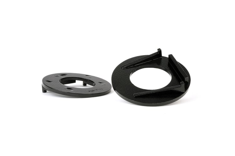 Rough Country (1113) Rear Coil Spring Correction Plates | Jeep Wrangler JK (2007-2018)