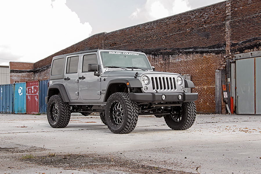 Rough Country (68130) 4 Inch Lift Kit | Jeep Wrangler Unlimited 2WD/4WD (2007-2018)