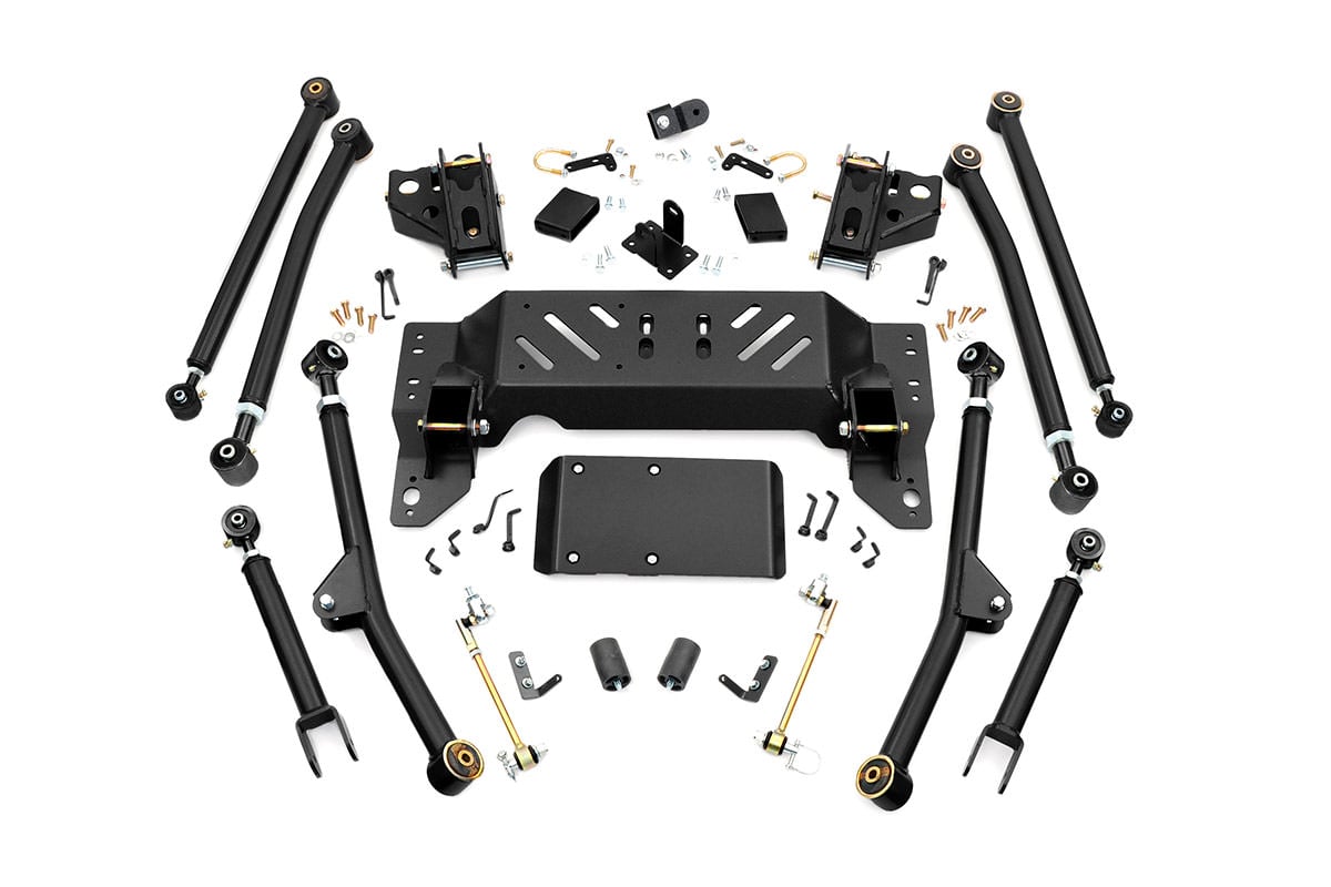 Rough Country (90200U) Long Arm Upgrade Kit | 4 Inch Lift | Jeep Grand Cherokee ZJ (93-98)