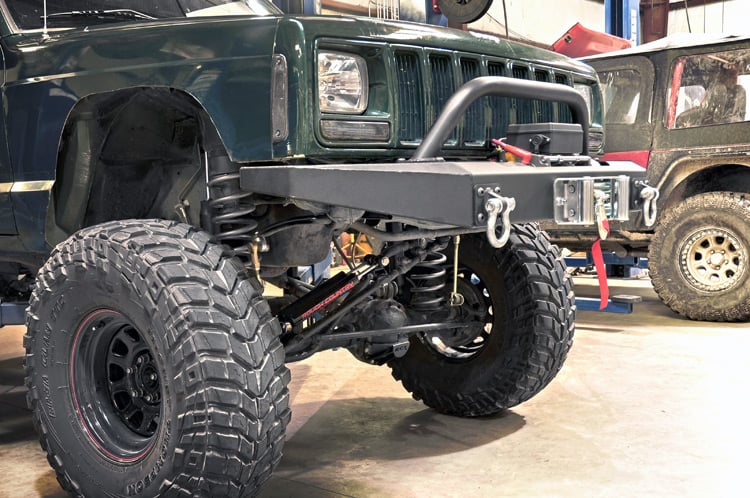 Rough Country (1056) Bumper Light Mount Bar | Jeep Cherokee XJ 2WD/4WD (1984-2001)