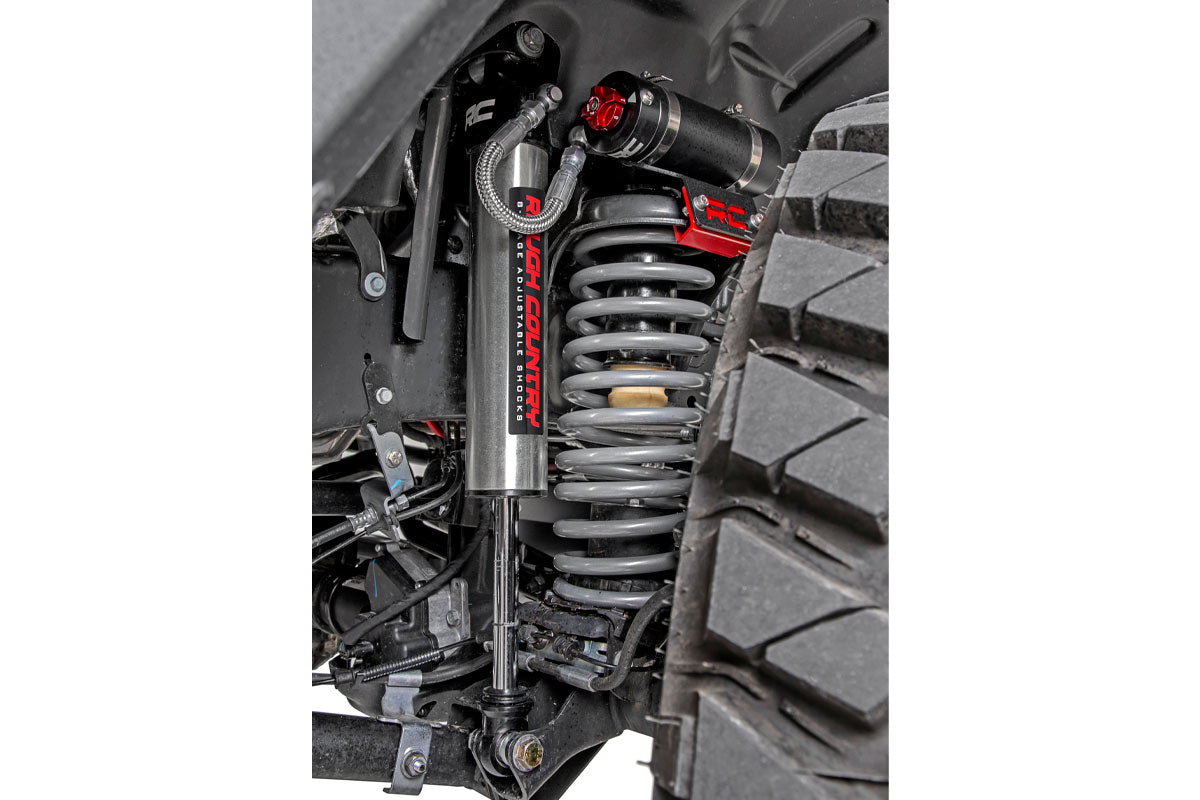 Rough Country (689007) Vertex 2.5 Adj Front Shocks | 3.5-4.5" | Jeep Gladiator JT/Wrangler JL/Wrangler Unlimited (18-23)