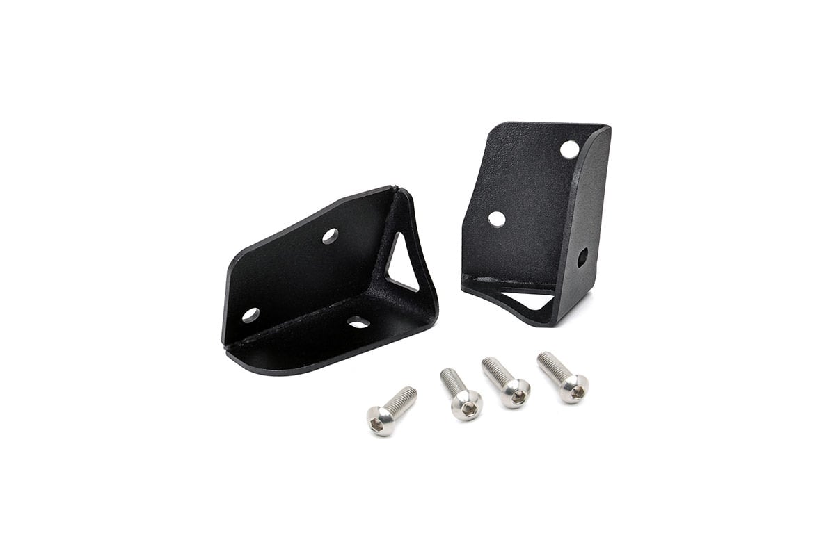 Rough Country (70044) LED Light Mount | Lower Windshield | Pod | Jeep Wrangler JK (07-18)