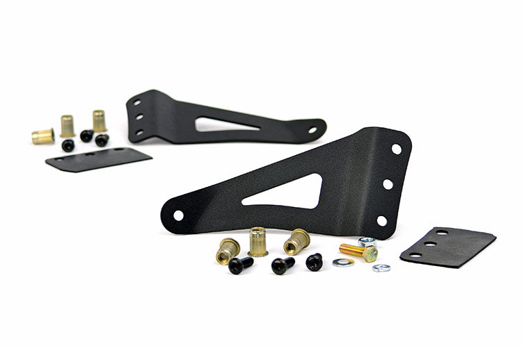 Rough Country (70507) LED Light Mount | Upper Windshield | 50" Curved | Chevy/GMC 1500/1500 SUV/2500HD/3500HD (07-14)