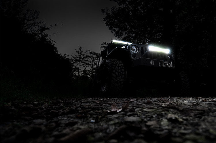 Rough Country (70920D) Chrome Series LED Light | 20 Inch | Dual Row | White DRL