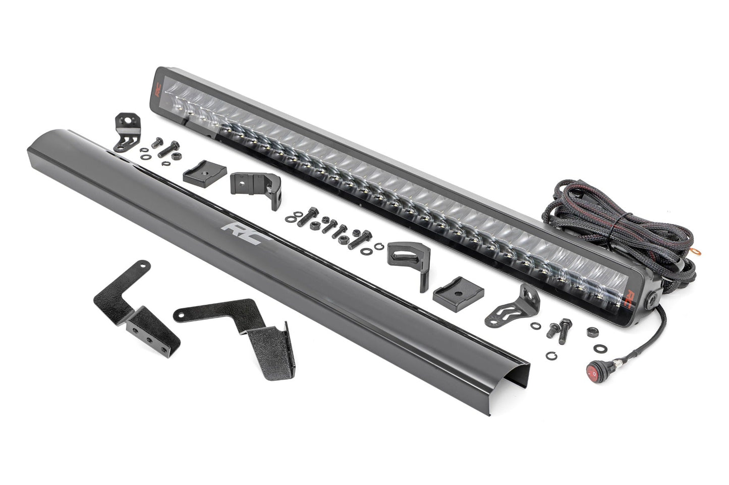 Rough Country (80652) LED Light Kit | Bumper Mount | 30" Spectrum Dual Row | Toyota FJ Cruiser (07-14)