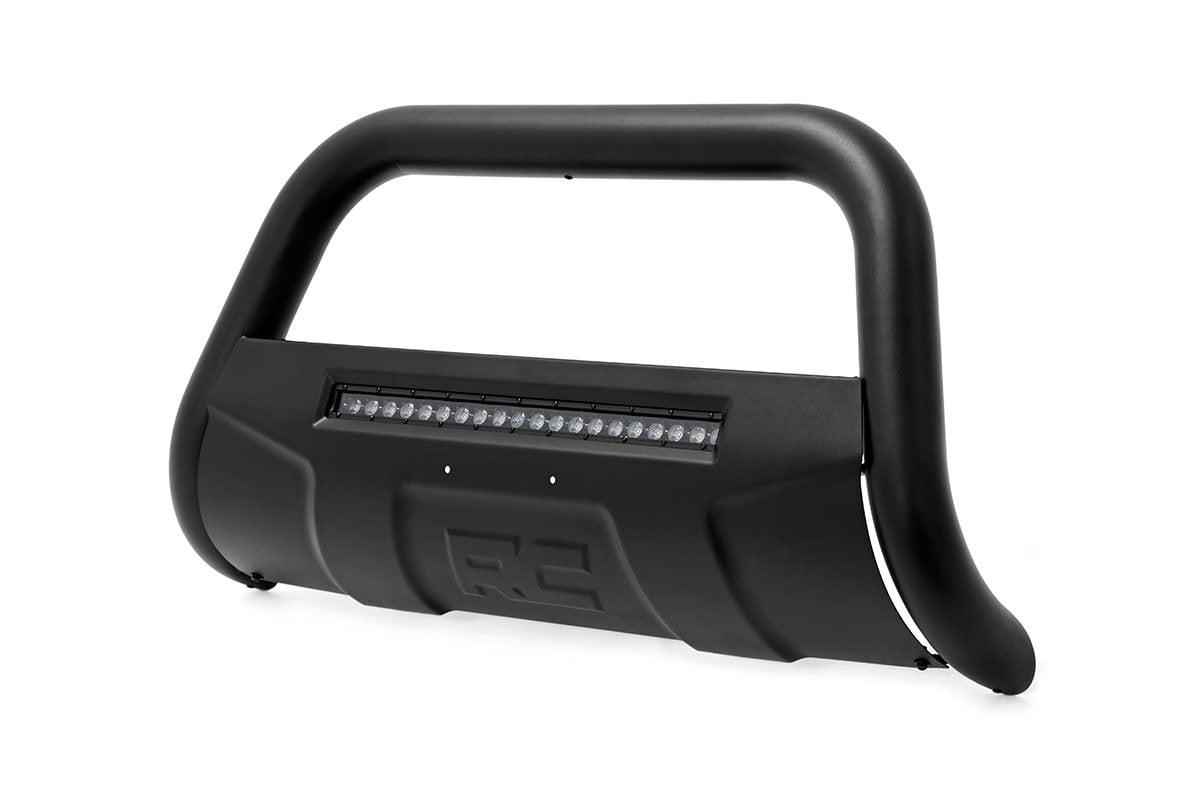 Rough Country (B-C4072) Black LED Bull Bar | Chevy Silverado 1500 2WD/4WD (2019-2022)
