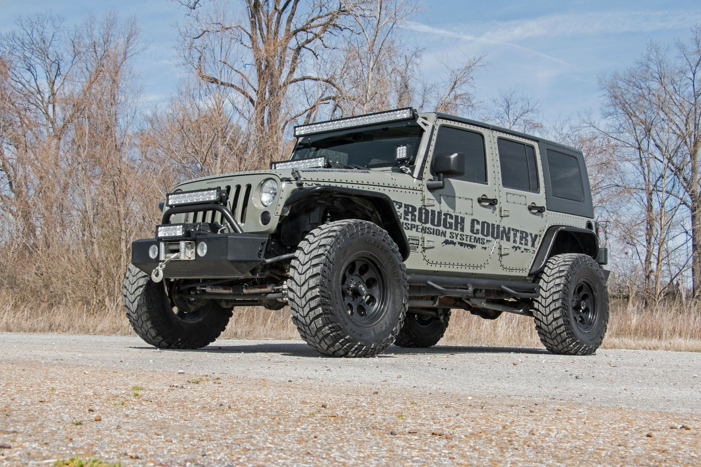 Rough Country (67430) 4 Inch Lift Kit | X-Series | Jeep Wrangler Unlimited 2WD/4WD (07-18)