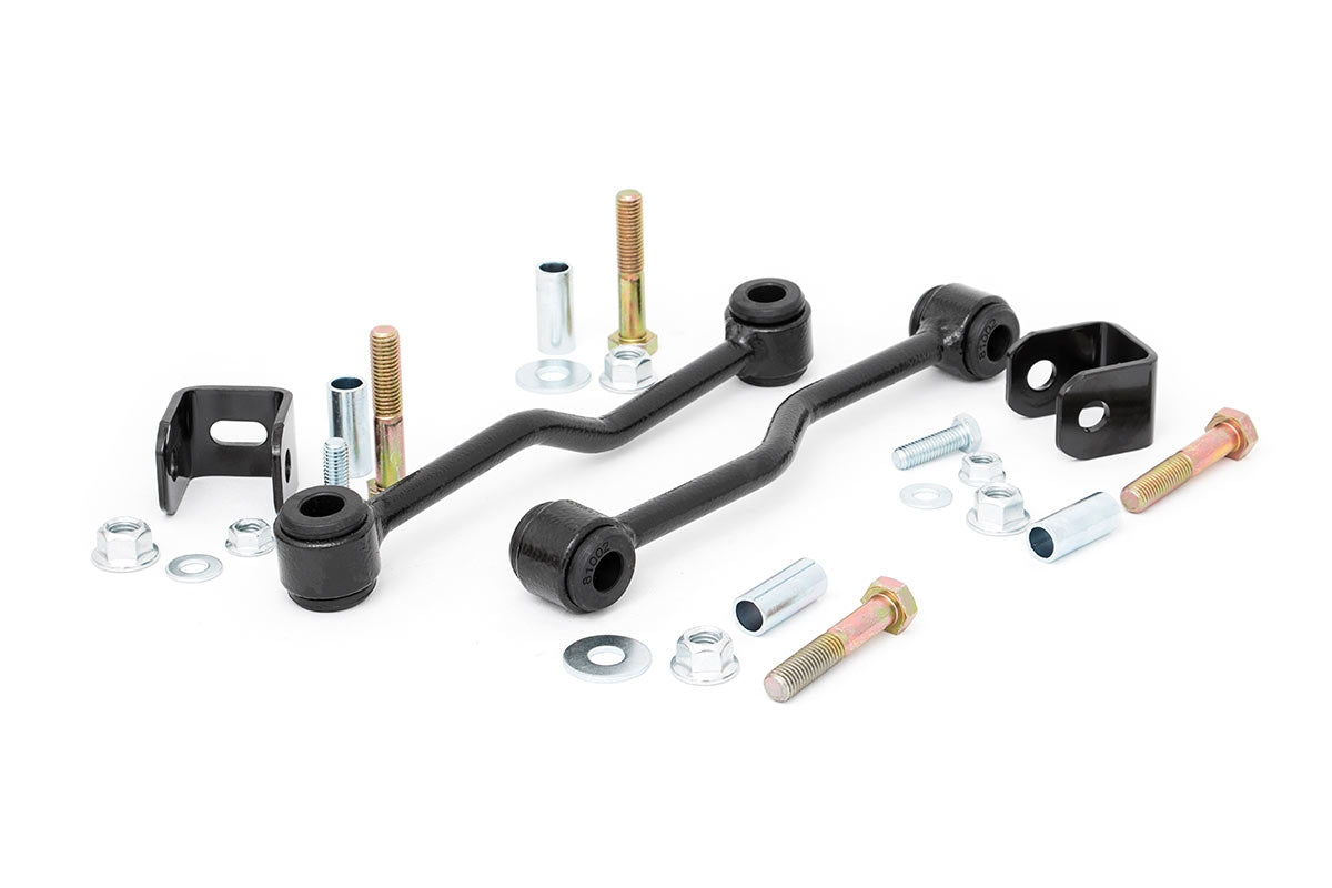 Rough Country (1028) Sway Bar Links | Front | 4-5 Inch Lift | Jeep Cherokee XJ/Wrangler TJ/Wrangler Unlimited 4WD