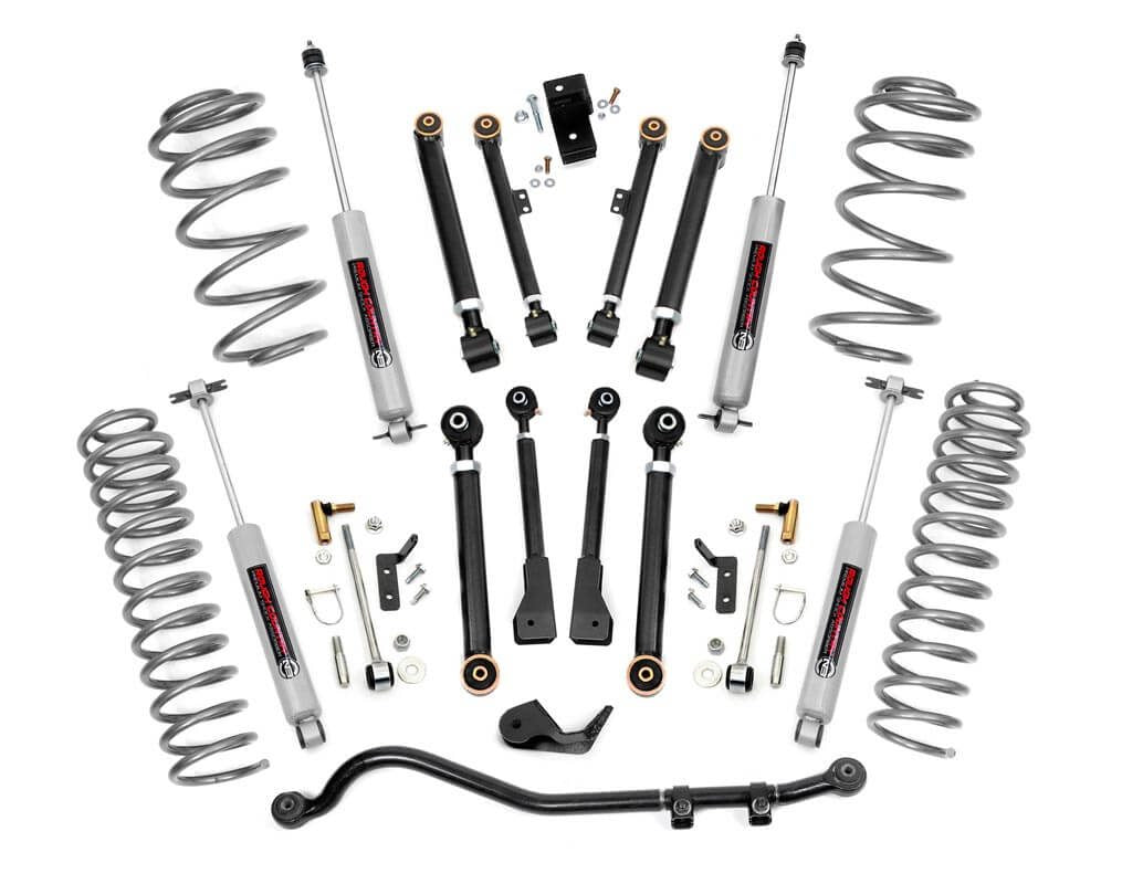 Rough Country (61120) 2.5 Inch Lift Kit | X-Series | Jeep Wrangler TJ (97-06)/Wrangler Unlimited (04-06)
