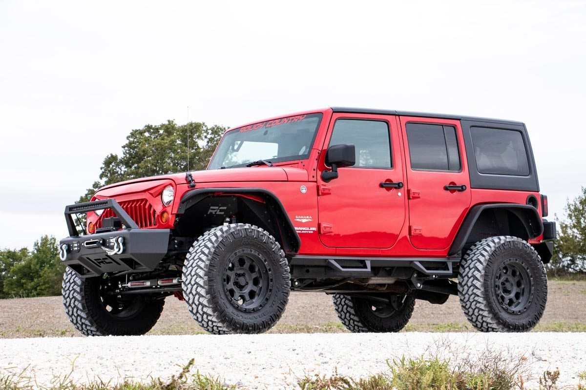 Rough Country (10524) Replacement Grille | Angry Eyes | Jeep Wrangler JK/Wrangler Unlimited (07-18)