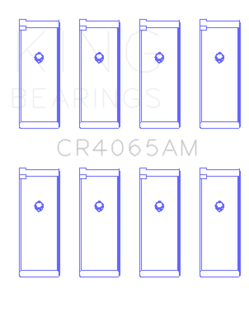 King 91-04 Nissan 146CI/2.4L KA24DE L4 / 89-97 146CI/2.4L KA24E L4 (Size STD) Rod Bearing Set