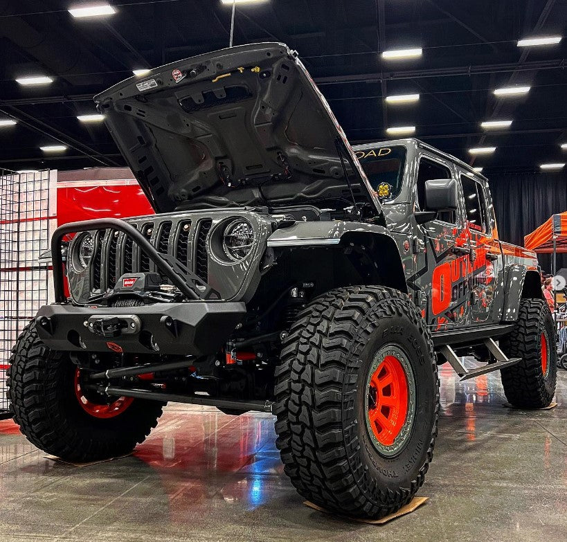 CrawlTek Pyro Stubby Front Bumper | Jeep Wrangler JL and Gladiator JT