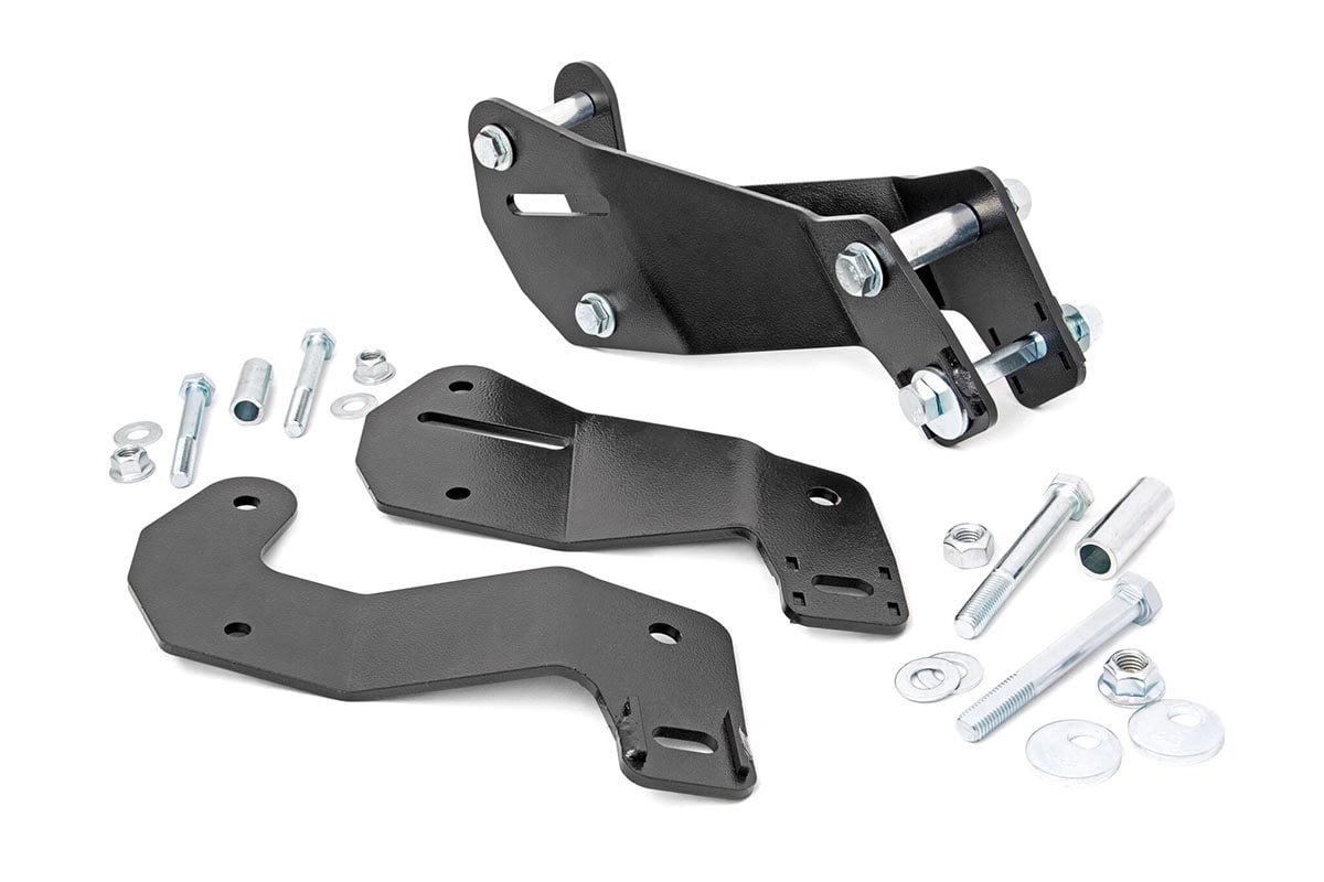 Rough Country (110600) Control Arm Relocation Kit | Front | Jeep Wrangler JK  (2007-2018)