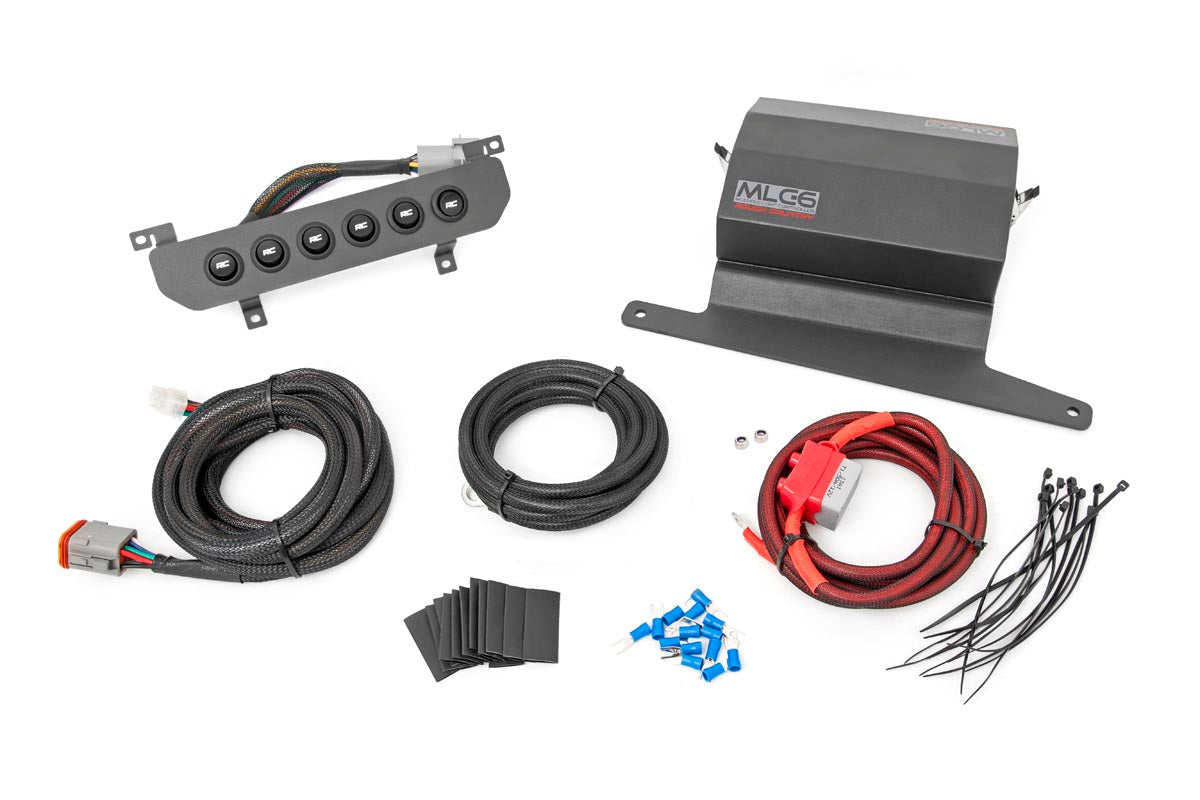 Rough Country (70964) MLC-6 | Muliple Light Controller | Lower Dash | Jeep Wrangler JL/Wrangler Unlimited (18-23)