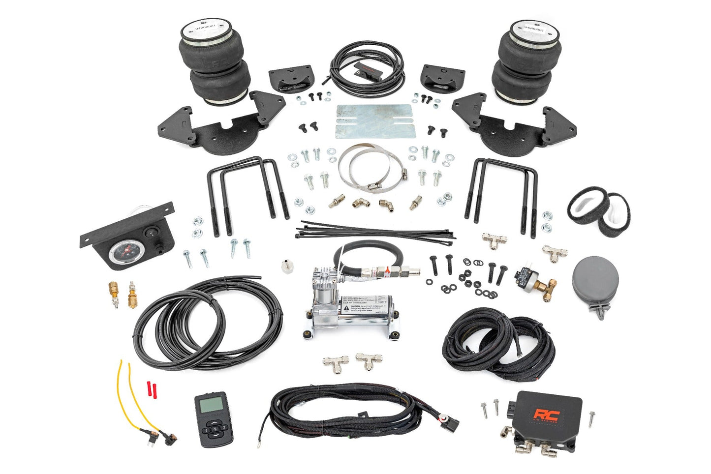 Rough Country (10011WC) Air Spring Kit w/compressor | Wireless Controller | Chevy/GMC 1500 (19-24)