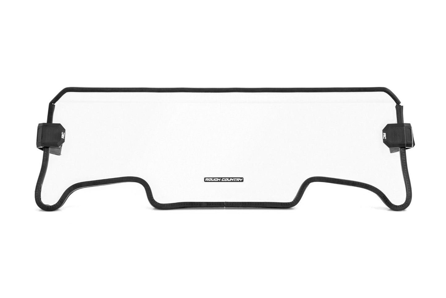 Rough Country (98112111A) Half Windshield | Scratch Resistant | Polaris RZR Turbo S