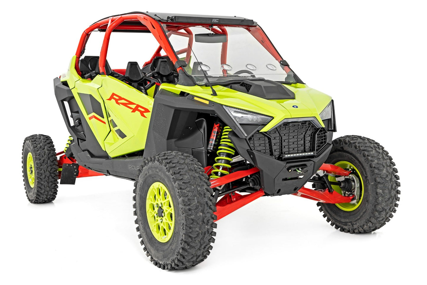 Rough Country (98202210) Vented Full Windshield | Scratch Resistant | Polaris RZR Turbo R (22-23)