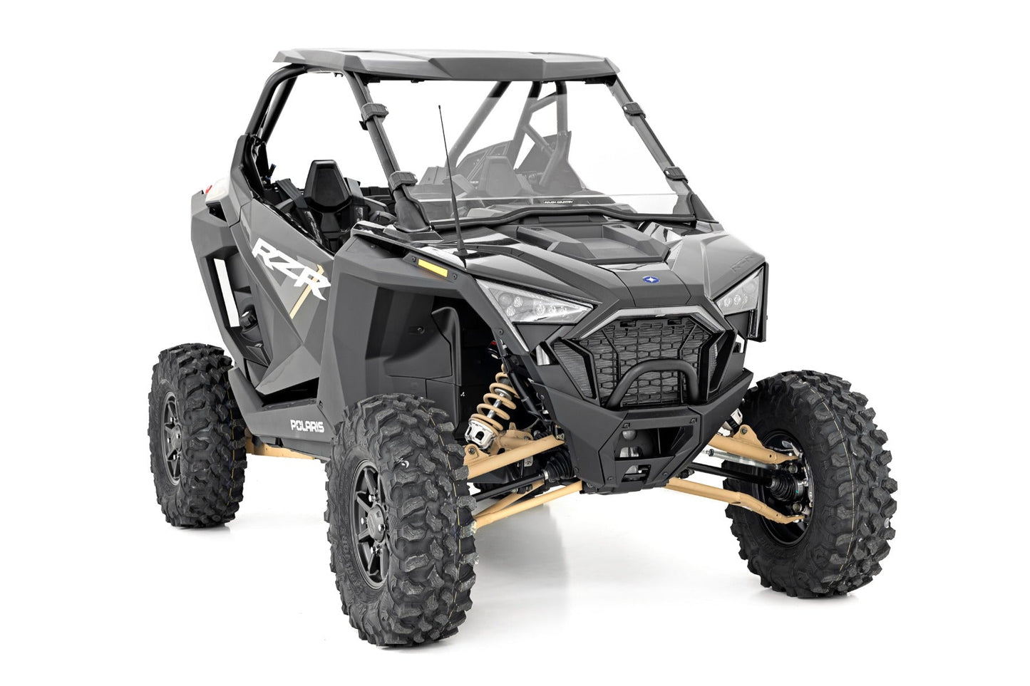 Rough Country (98102010) Full Windshield | Scratch Resistant | Polaris RZR Pro/Turbo R